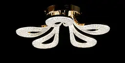 Світлодіодна люстра Splendid Ray L1656/5 LED (GD), золото, білий, 100 Вт, від 10-18 м² - мініатюра 5