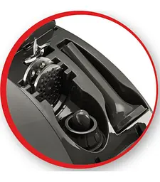 Tefal М'ясорубка HV8 Successor, 2200Вт, 4.5кг/хв, 3 решітки, насадка для ковбас, кеббе, 4 терки, пластик/метал, чорний - мініатюра 6
