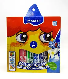 Фломастери "Marco" 24кольор. 2,3мм №1630-24(6)(24) - мініатюра 2