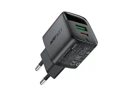 Мережевий зарядний пристрій Acefast A114 25 W GaN Black (6974316284437) - мініатюра 2