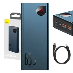 Портативна батарея - зовнішній акумулятор Baseus Adaman Metal 20000mAh 65W PPIMDA-D03 - мініатюра 8