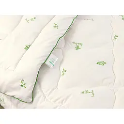 Ковдра Руно - Bamboo Style тепла біла євро 200x220 см 350 гр/м2 (21915) - мініатюра 3