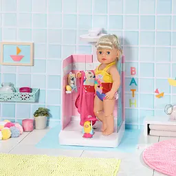 Автоматична душова кабіна для ляльки Baby Born Купаємось з качечкою (830604) - мініатюра 13