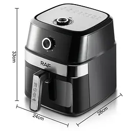 Повітряна фритюрниця  RAF R5281 6.6 л  (43975-R5281_2058) - мініатюра 6