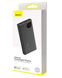 Акумулятор зовнішній Baseus Adaman Metal Digital Display Quick Charge 10000mAh 22.5W - мініатюра 4