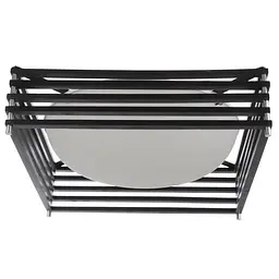Люстра стельова в східному стилі Brille E27 60W BK (BKL-333C/3) - мініатюра 3