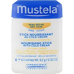 Дитячий стік для губ та обличчя Mustela Bebe Nourishing Stick з колд-кремом живильний 9.2 г