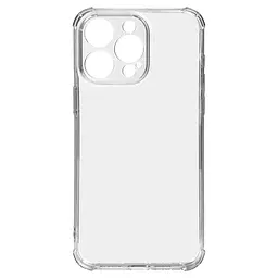 Прозрачный чехол для Apple iPhone 15 Pro Max с защитой камеры и усиленными бортами, тонкий, силиконовый, бесцветный, ударопрочный, противоударный бампер с закрытой камерой, ArmorStandart (ARM70848)