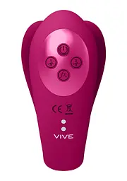 Вібратор Vive Yoko 19.7 см (фуксія) - мініатюра 2