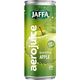 Сік газований Jaffa Aerojuice Can яблучний 0.25 л