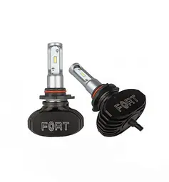 Світлодіодні автомобільні LED лампи FORT F1/HB4/радіатор/28W/5000K/4000Lm/IP65/9-16V/2 шт