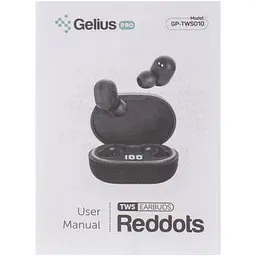 Навушники Gelius Pro Reddots TWS Earbuds GP-TWS010 Black - мініатюра 8
