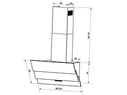 Витяжка Pyramida NB-H 60 M WH - мініатюра 2
