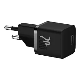 Блочок швидкого заряджання адаптер живлення Baseus GaN5 Fast Charger (mini) OS 1 USB-C 20 W чорний - мініатюра 4