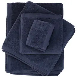 Рушник МВМ My Home Ніжність 50x90 см темно-синій (BT-11 M DARK BLUE) - мініатюра 7