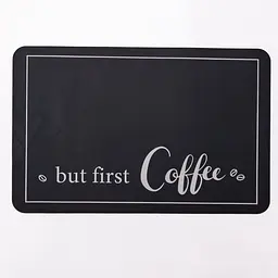 Килимок на кухню 3d килимок із діатоміту для кухні безворсовий But first Coffe 38×58 (см) килимок кухонний на підлогу в кухню Yiwu HP-42-43