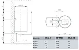 Водонагрівач Gorenje GBF 50/UA (294065) - мініатюра 2
