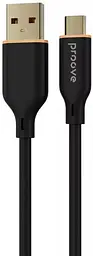 Кабель Proove Jelly Silicone Type-C 2.4A (1m) black (CCJS20001201)