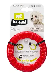 Іграшка для собак Ferplast Ring Smile Extra Small червоний Ø 8.5 x 1.7 см 86790012 - мініатюра 3