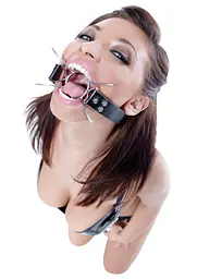 Кляп Pipedream Spider Gag чорний - мініатюра 4