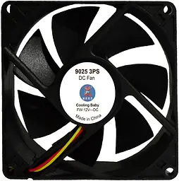 Вентилятор Cooling Baby 9025 3PS 92mm black - мініатюра 2