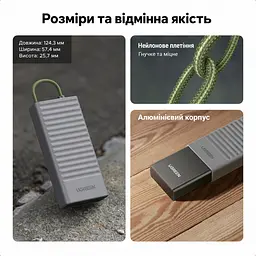 Картридер-кейс UGREEN CM856 підключення USB-C з комплектним перехідником на USB-A слоти для читання 2 × SD та microSD (TF) USB 3.0 до 5 Гбіт/с одночасне читання й запис SD1 + SD2 або SD1 + TF місця для зберігання 6 SD та 4 microSD підтримка карт до 4 ТБ Windows macOS Linux без встановлення драйверів зсувна кришка вбудований кабель 15 см сірий із чорним внутрішнім лотком (55899) - мініатюра 7
