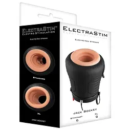 Мастурбатор ElectraStim Jack Socket XL з електростимуляцією чорний - мініатюра 9