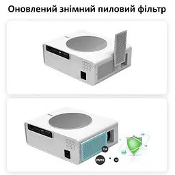 Проєктор FullHD Panoplus MSK XPRO c WiFi з Screen Mirroring 10000 lm Bluetooth та контрастністю до 10000 для презентацій шкіл та ВНЗ + Доставка в комплекті (P00647_8399) - мініатюра 3