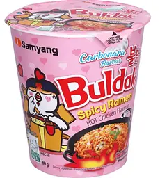 Локшина швидкого приготування Samyang Buldak Hot Chicken Carbonara Ramen 80г
