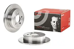 Диск тормозной невентилированный Jeep Wrangler II, Cherokee III 96-08г Brembo ( 08.A636.10 ) - миниатюра 2