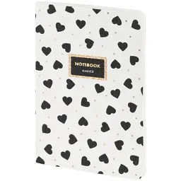Книга записна Axent A6 Black&White, 60 аркушів, клітинка (8711-7-A) - мініатюра 2