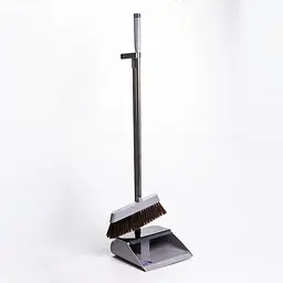 Комплект для прибирання віник з совком, сірий Yiwu HP-35015-10G - мініатюра 3