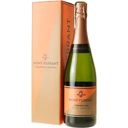 Вино ігристе Mont-Ferrant L'Americano Organic Cava Brut Nature, біле, брют натюр, 0,75 л