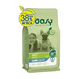 Сухий корм для собак Oasy Lifestage Adult Small ягня 3 кг (8053017349022)