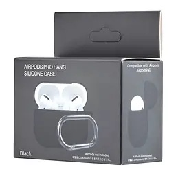 Чехол Silicone Case 1,2mm для AirPods Pro черный - миниатюра 2