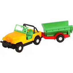 Іграшка Tigres Color Cars Авто-джип з причепом 1 шт. в асортименті (39007) - мініатюра 2