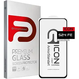 Захисне скло ArmorStandart Icon Glass для Samsung S24 FE Black (ARM76970) [142082] - мініатюра 1