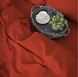 Наволочка MirSon Satin Premium 0081 Terracotta 70х70 см (2200010929171) - мініатюра 3
