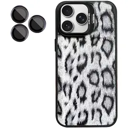 Чохол Epik TPU+PC Wild Leopard with MagSafe and Lens для Apple iPhone 15 Pro (6.1) Black - мініатюра 3