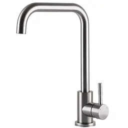Змішувач для кухні EcoMIX Alpen AISI-203L-WH 000024958 Нержавіюча сталь - мініатюра 2