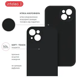 Чохол до мобільного телефона Intaleo SoftShell Apple iPhone 14 Plus Black (1283126557736) - мініатюра 5