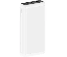 Універсальна мобільна батарея XO PB309 22.5W Digital Fast Charger 20000mAh Білий - мініатюра 5