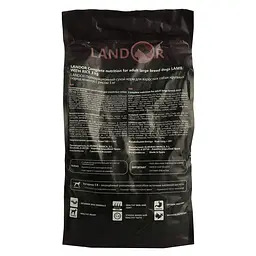 Сухий корм для собак великої породи Landor, ягня з рисом, 3 кг - мініатюра 4
