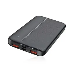 Зовнішній акумулятор PowerBank Lenyes PX163 10000 мА·год Li-ion два USB-виходи 136х68х15.6 мм - мініатюра 3