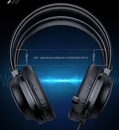 Навушники Onikuma ігрові M-95 Gaming Headset з мікрофоном та RGB підсвіткою для ПК PS4 PS5 Xbox провідні геймерські - мініатюра 10