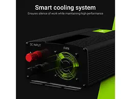 Перетворювач напруги інвертор Green Cell 12 V на 230 V 300 W/600 W Чистий синус (INV05DE) - мініатюра 5