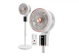Підлоговий вентилятор MalTec Airly3000WH PRO, 60 Вт, із 3D-осциляцією, пультом, таймером та ароматерапією, 114856