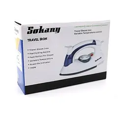 Дорожня складана праска Sokany SK-6047 3 режими 700Вт з відпарюванням - мініатюра 2