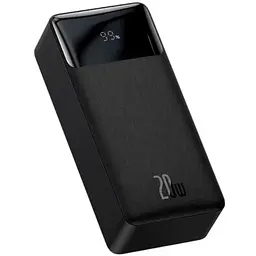 Портативный зарядний повербанк Baseus Bipow Digital Display 30000 mAh на 20 W LED-дисплей + кабель оригінал