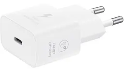 Сітчастий зарядний пристрій Samsung 25W Travel Adapter + Type-C cable Білий (EP-T2510XWEGEU) (6921949) - мініатюра 5
